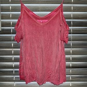 American Eagle soft and sexy red/pink tank